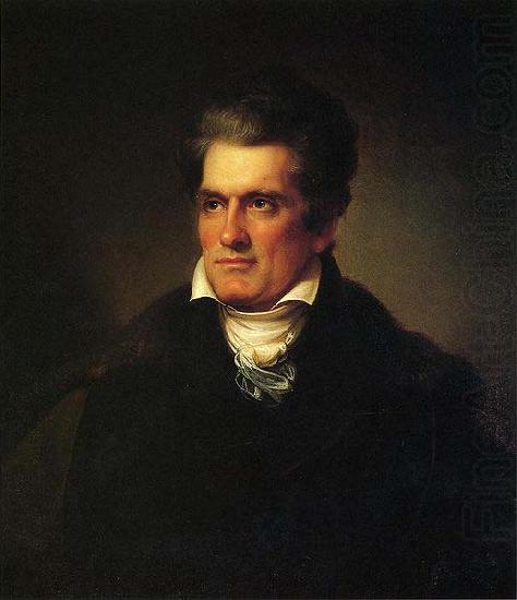 Rembrandt Peale John C. Calhoun china oil painting image